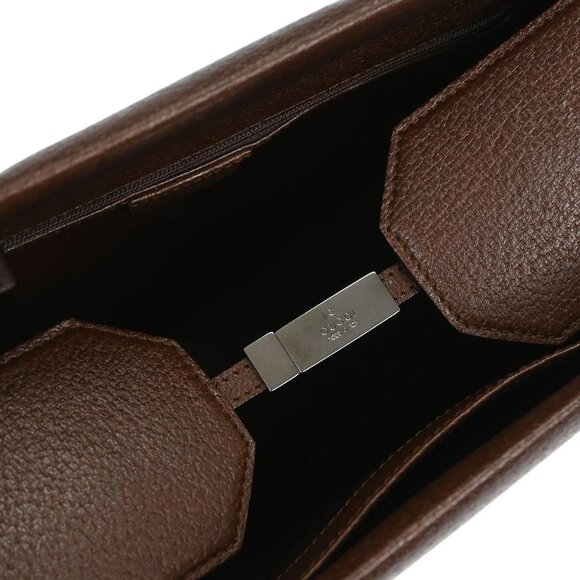 Gucci Brown Pigskin Bamboo Tote Bag 002.1034 200047 196218 - Picture 6 of 9